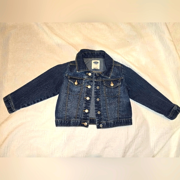 Old Navy Other - EUC Old Navy Denim Blue Jean Button Up Jacket Size 2 Kids Unisex